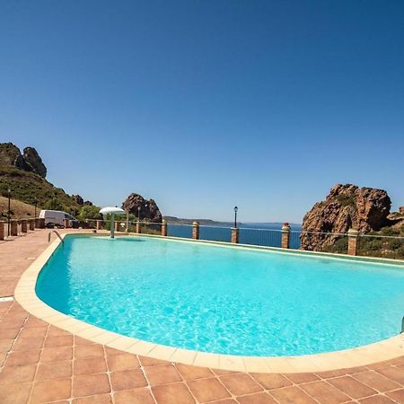 L'Estasi Tanca Piras A Bordo Piscina Con Vista Mare Villa Nebida Exterior photo